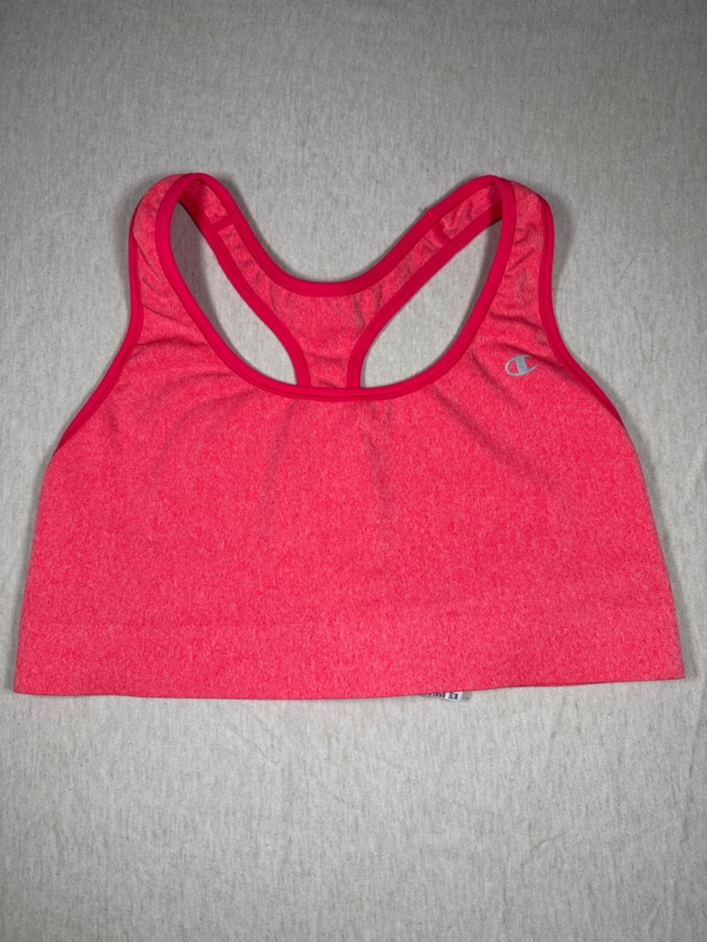 Champion XL Bright Pink Racerback Sports Bra